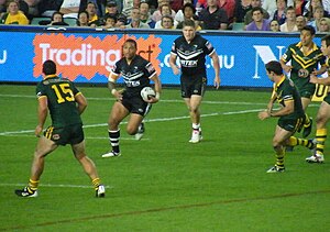 Australia vs New Zealand at the 2008 Rugby League World Cup Manu Vatuvei (26 October 2008).jpg