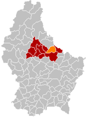 Localização de Bettendorf em Luxemburgo