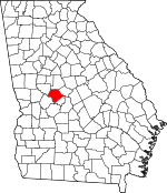 Map of Georgia highlighting Crawford County.svg