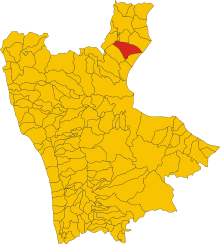Localisation de Albidona