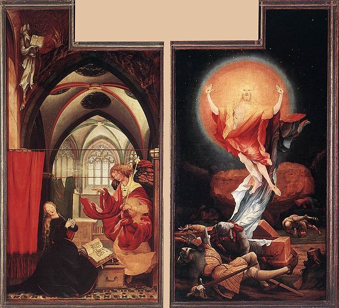 File:Matthias Grünewald - Annunciation and Resurrection - WGA10757.jpg