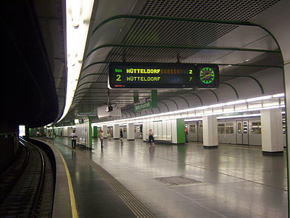 So kommt man zu der Meidling Hauptstraße mit den Öffentlichen - Mehr zum Ort Hier