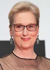 Meryl Streep played the role of Donna Sheridan in the 2008 film, Mamma Mia!. The film went on to become the highest-grossing picture of all time in the United Kingdom, as well as topping the UK Video Chart for four non-consecutive weeks between 2008 and 2009. Meryl Streep from "Florence Foster Jenkins" at Opening Ceremony of the Tokyo International Film Festival 2016 (33644504135) (cropped).jpg