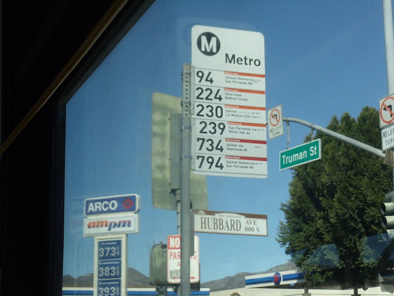 File:Metro Local & Rapid Bus Stop- Sylmar.JPG