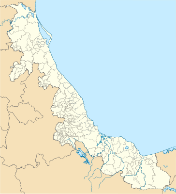 Pozíciós térkép Veracruz