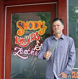 <span class="mw-page-title-main">Mike Snody</span> Southern Texas knife maker (born 1964)