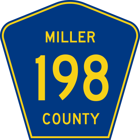 File:Miller County Route 198 AR.svg