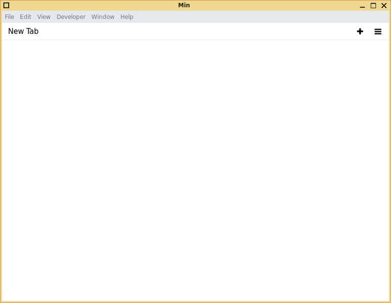 File:Min (web browser) 1.5.1 in blank tab page screenshot.png