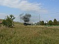 Čeština: Parní vlak v Mouchnicích k 100. výročí trati Nemotice - Koryčany. English: Steam train in Mouchnice.