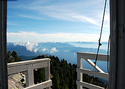 View as seen from Mount Pilchuck's fire lookout