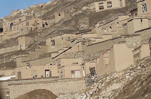 Mud houses in Kandahar, Afghanistan