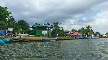 Municipal wharf of Pearl Lagoon