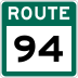 Route 94 marker