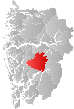 Voss kommun i Vestland fylke.