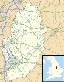 Nottingham General Hospital is located in Nottinghamshire