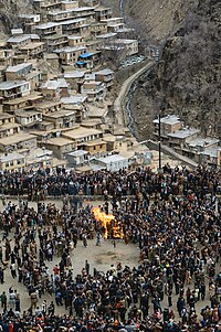 جشن فرارسیدن نوروز در روستای تنگی سر