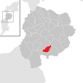 Poloha obce Oberloisdorf v okrese Oberpullendorf (klikacia mapa)