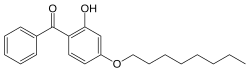 Structural formula of octabenzone