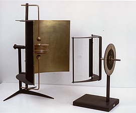 Искровой генератор и приемник Аугусто Риги на 12 ГГц, 1895 г.