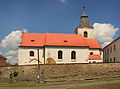Čeština: Kostel narození Panny Marie v Osvračínu English: St. Mary's Church in Osvračín village, Czech Republic.