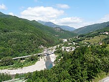 Il fiume Trebbia presso Ottone