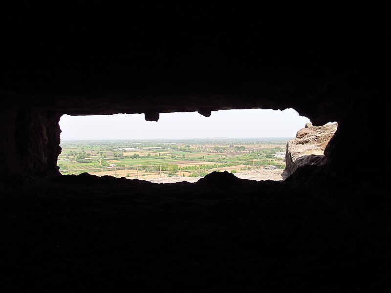 File:Outside view from Talaja Cave.JPG