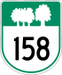 Schild Route 158