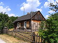 English: An old house in Piekło village Polski: Stara chałupa we wsi Piekło