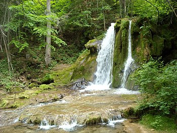 Водопад код извора Паљанске Миљацке