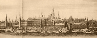 Moskovan panoraama, fragmentti.  Pieter Picart, 1708.png