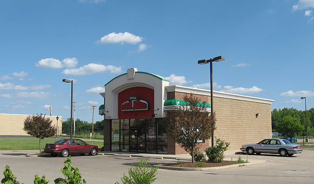 Papa John's in Springboro, Ohio, built specifically for home delivery