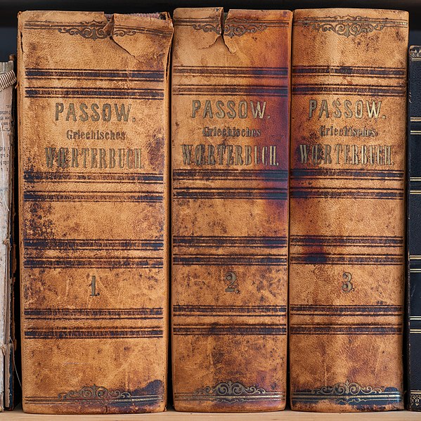 File:Passow - Handwörterbuch der griechischen Sprache (Auflage 1841–1857) - Buchrücken.jpg