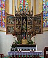 * Nomination High altar at the parish church St. Cyriak in Pfarrwerfen, federal state of Salzburg, Austria --Uoaei1 08:29, 24 August 2017 (UTC) * Promotion The windows are a bit bright but the main subject is very good -- Spurzem 12:25, 24 August 2017 (UTC)