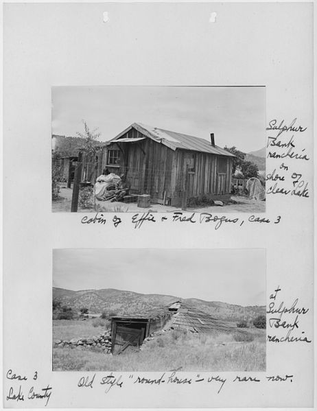 File:Photographs, with captions, of homes at Sulphur Bank Rancheria, Lake County, California, from "Old Age Security... - NARA - 296277.jpg