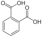 Struktur von Phthalsäure