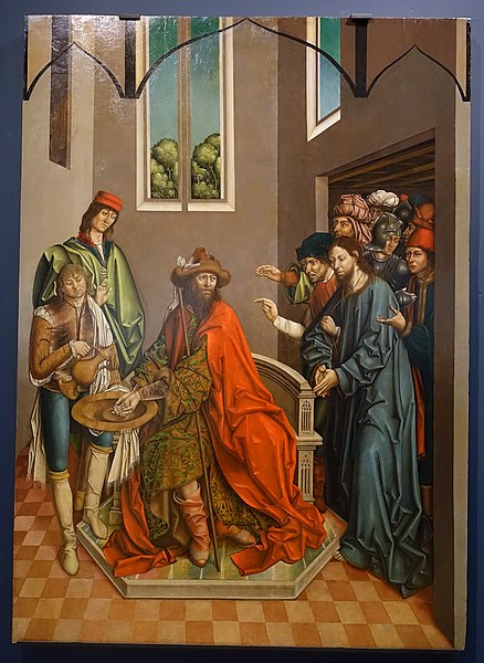 438px-Pilate_Washing_His_Hands_by_Fernando_Gallego,_1480-1488,_oil_on_panel_-_University_of_Arizona_Museum_of_Art_-_University_of_Arizona_-_Tucson,_AZ_-_DSC08406.jpg (438×600)