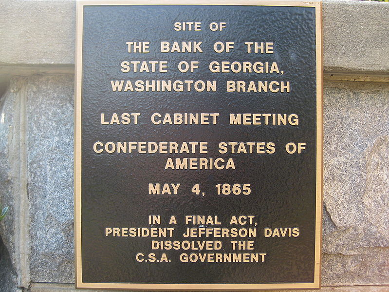 File:Plaque, Last C.S.A. Cabinet Meeting.jpg