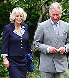 Charles, Prince of Wales, and Camilla, Duchess of Cornwall, visiting Hackney City Farm in Haggerston, East London (6 May 2009)