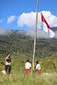 Polisi Pimpin Upacara Bendera di SD Papua