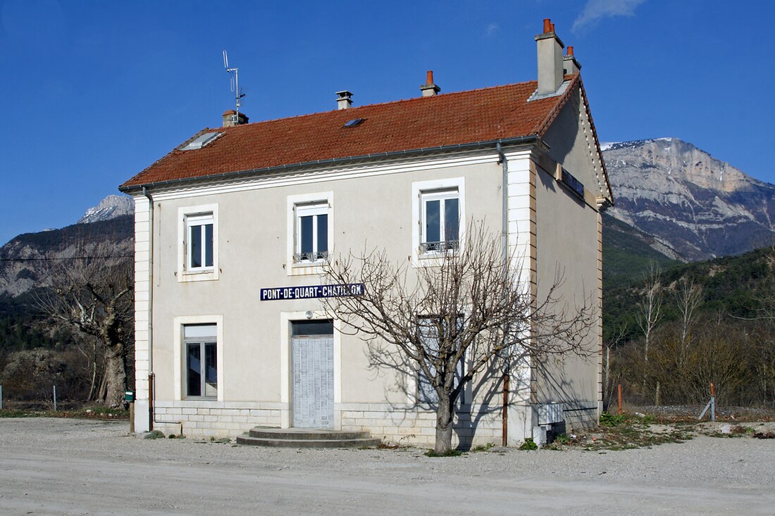 Gare de Pont-de-Quart - Châtillon