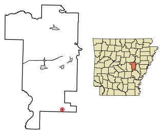 <span class="mw-page-title-main">Ulm, Arkansas</span> Town in Arkansas, United States