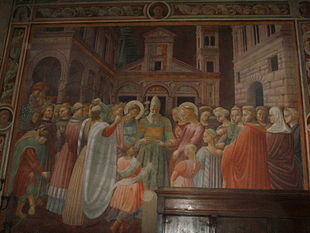 Sposalizio della Vergine, Andrea di Giusto e Paolo Uccello, Duomo di Prato