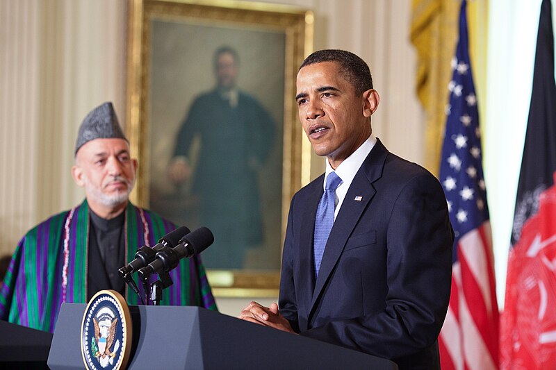 File:President Obama and Afghan President Karzai Deliver Remarks (4643074096).jpg