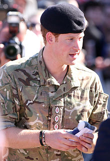 Prince Harry in military uniform, 2015 Prince Harry (17191365557).jpg