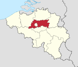 Vlámský Brabant - Lokalizace