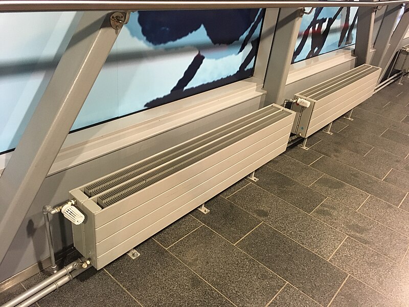 File:Radiators in airport passage (27180571657).jpg