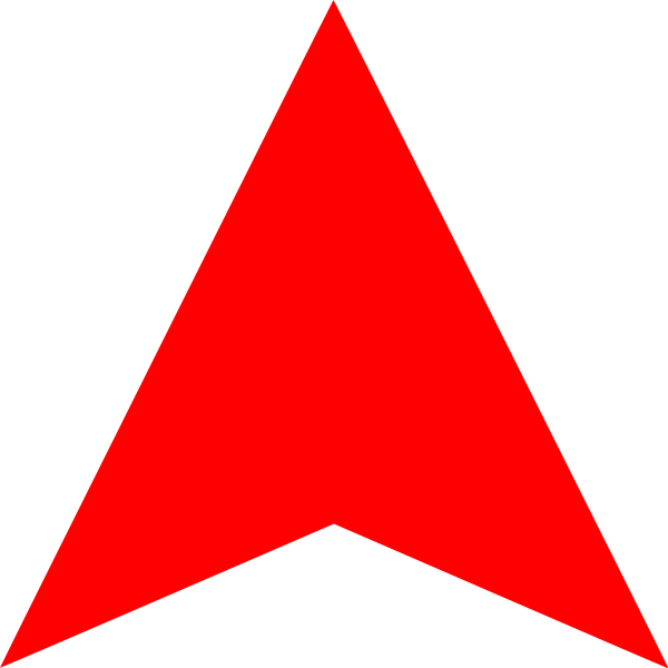 File:Red Arrow Up.svg