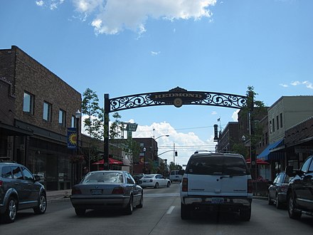 Business Highway 97 in Downtown Redmond