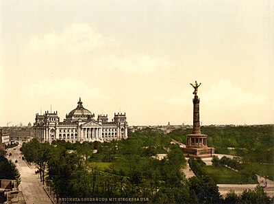 Reichstag in Berlin, 1900