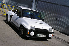 Renault 5 Turbo by predecessor Renault 5.